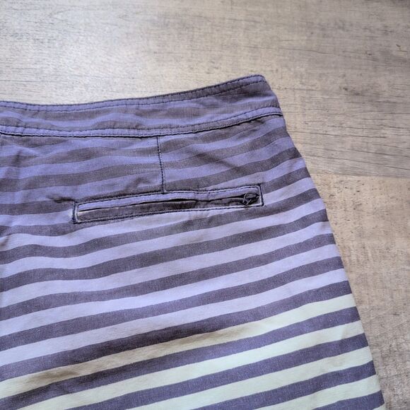 Tommy Bahama Boardshorts Swimsuit MENS 34 Shorts Light Blue Stripes - Picture 9 of 9